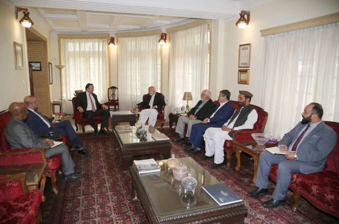 کاردار سفارت ناروی برای افغانستان با حامد کرزی دیدار و گفتگو کرد