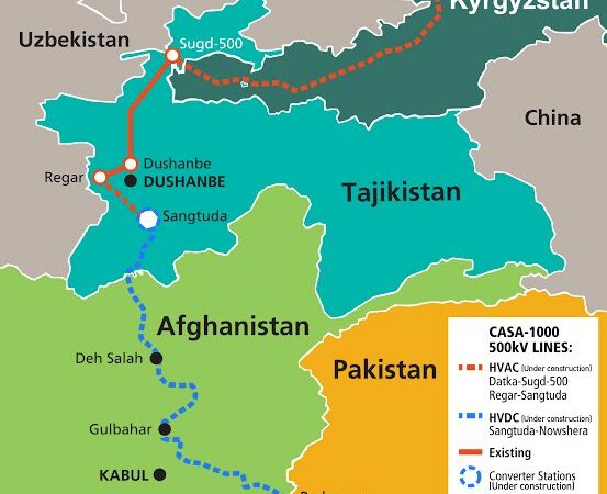 امضای قراداد پروژه کاسا یک‌هزار میان افغانستان، پاکستان، قزاقستان و اوزبیکستان